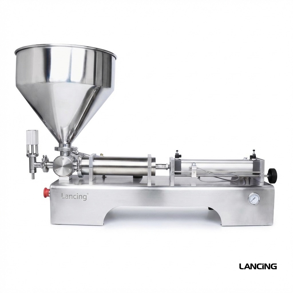 Pneumatic paste and cream filler