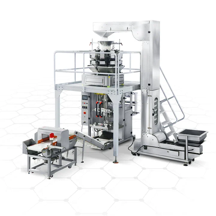 Powder dosing and form-fill-seal line